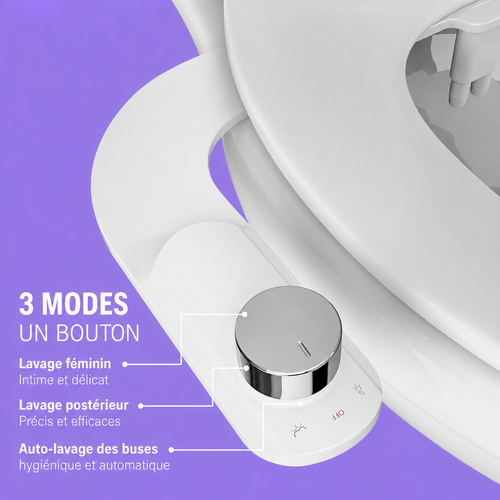 Kit Bidet Non Électrique - Installation 10 minutes