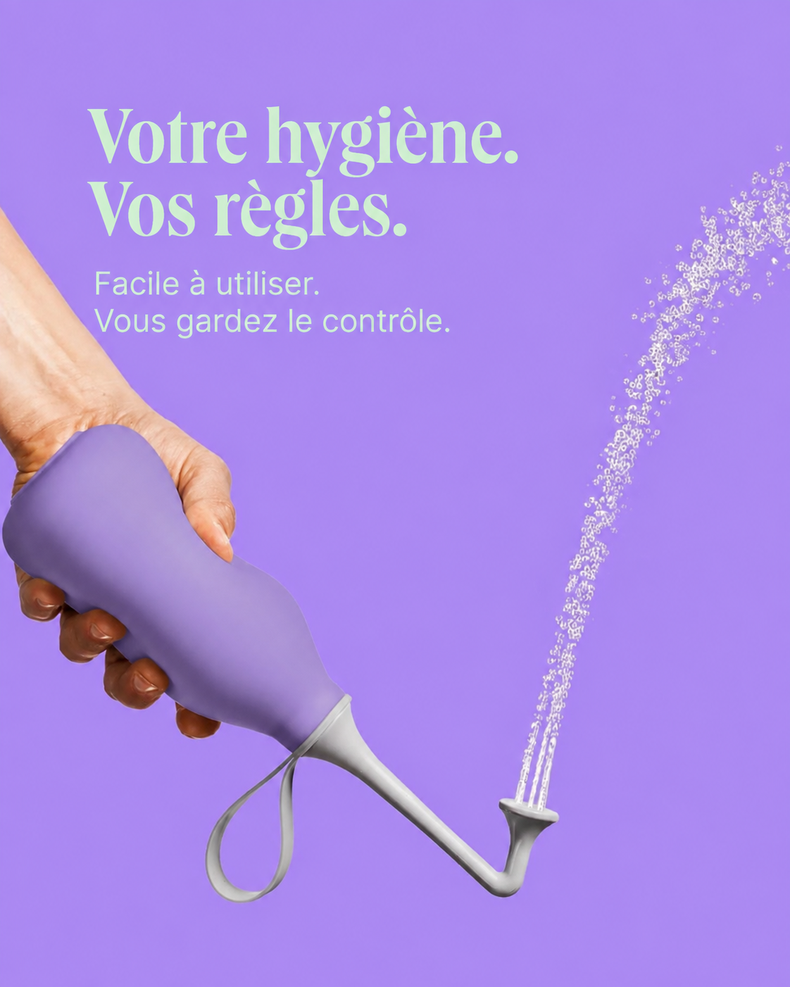 Douche de fesses portable